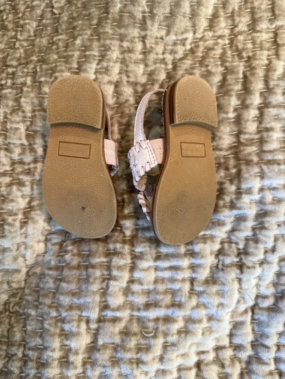 Baby Jack Roger’s sandals pink leather size 5